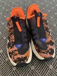 2020 Nike Paul George PG 4 Digi Camo Light Cream Total Orange Sneakers