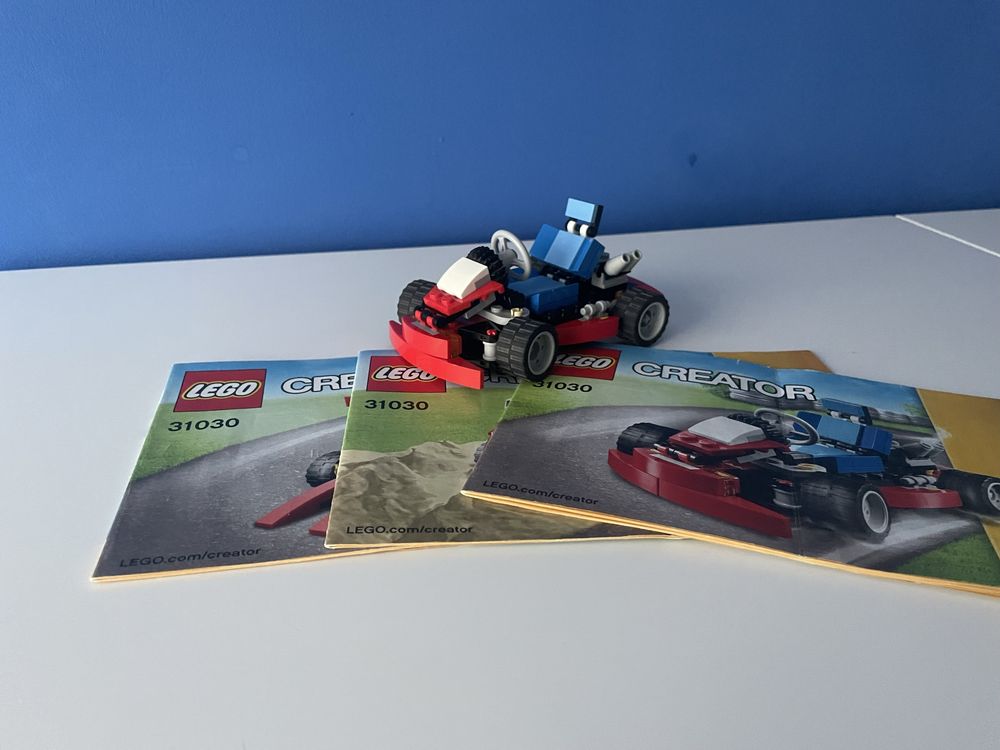 Lego creator 3w1 31030 czerwony gokart
