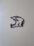 Logo ozdoba dekoracja kask cross