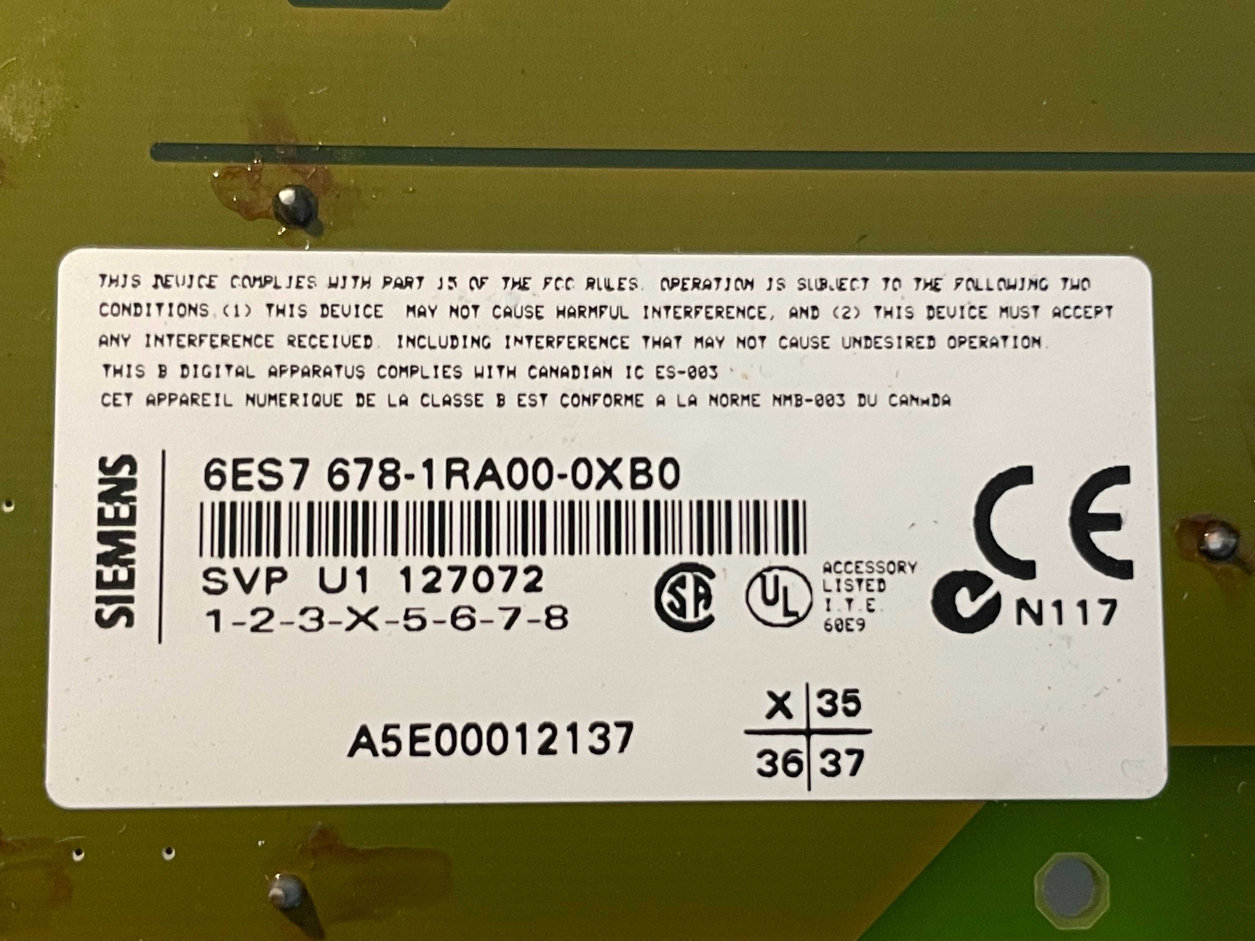 Komputer przemysłowy Siemens CPU 416-2 PCI 6ES7 616-2QL00-0AB4