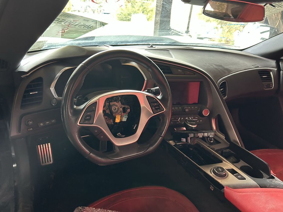 Chevrolet corvette c7 stingray deska rozdzielcza kokpit airbag konsola