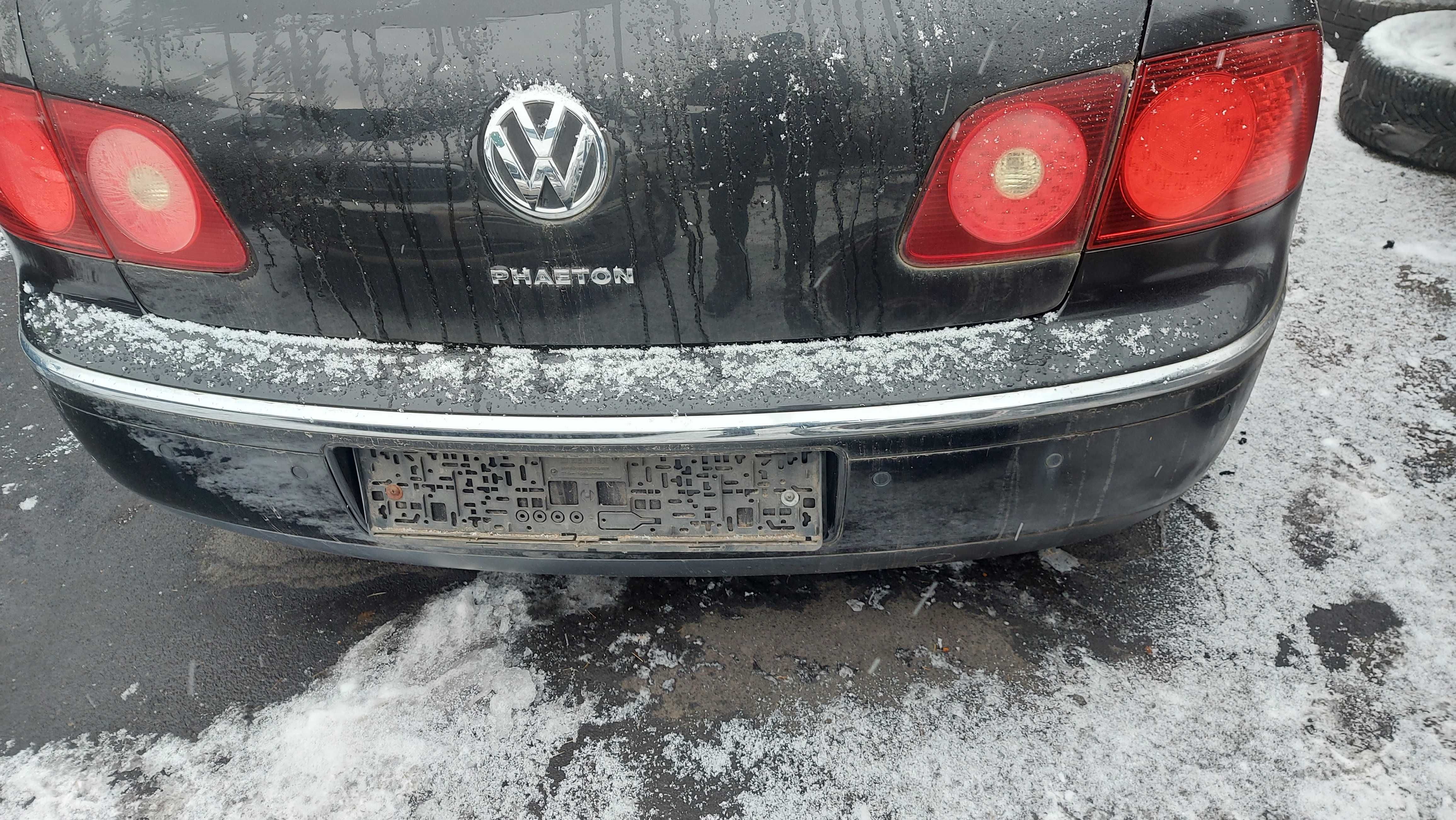 VW PHAETON Lift 2008' LR9V zderzak tylny sedan PDC dostawa