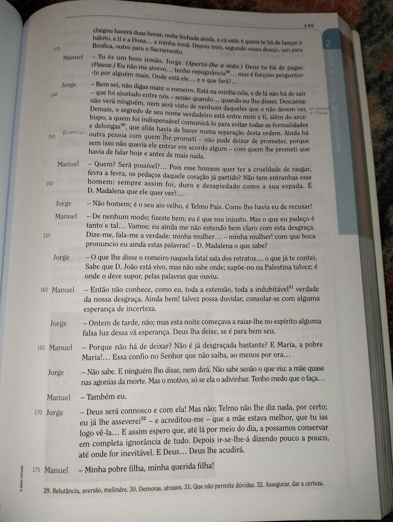 Manual de Português " Caminhos" do 11° ano - Novo