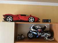 Конструктор аналог лего Ferrari baytona sp3 и BMW M1000RR