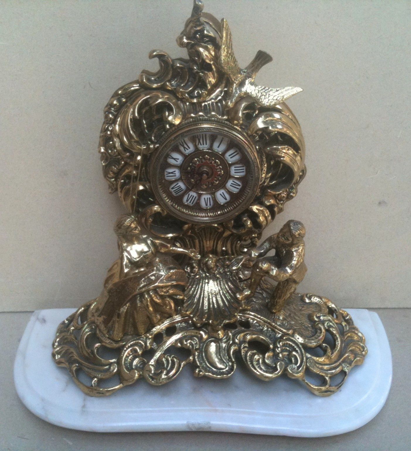 Часы, годинник бронзовый, Испания.