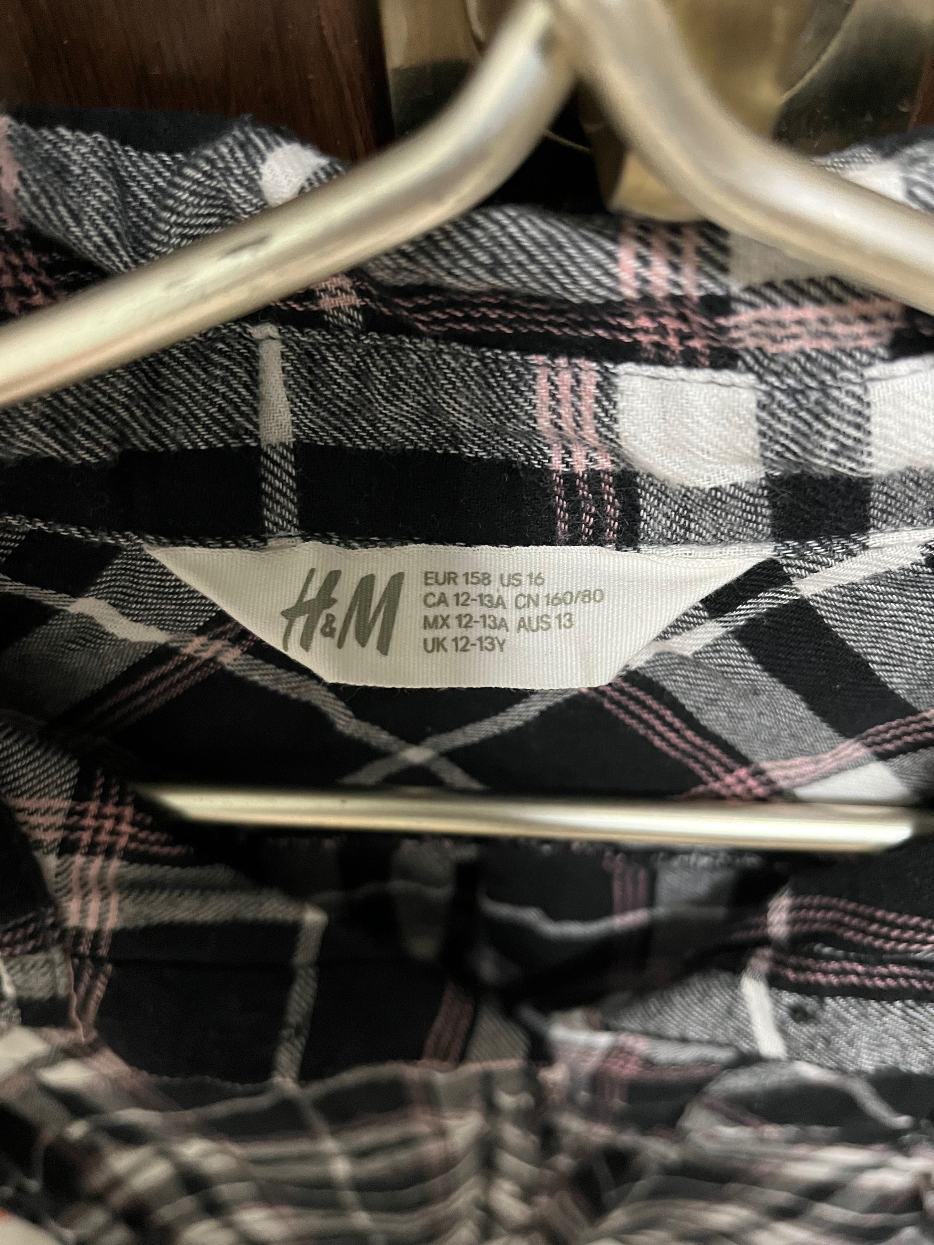 Сорочка в клітинку H&M р.158