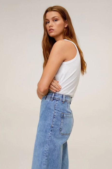 Джинсы CARLOTA Mango голубые