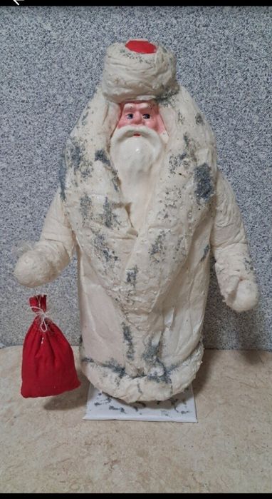 Дед Мороз Ссср из ваты 50см Луцкая фабрика