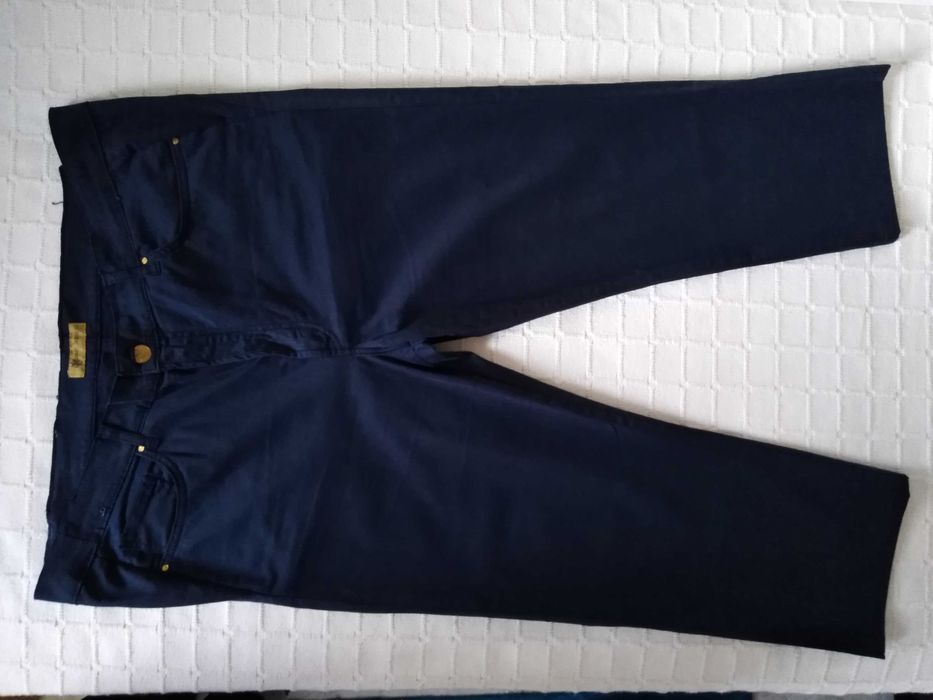 Calças Pauser Jeans Azuis Escuras 50