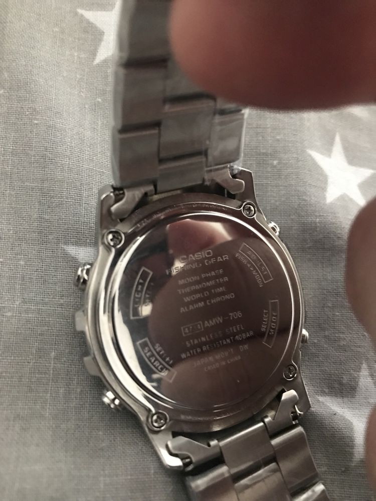 Годинники casio amw 706,707,fishing gear,термометр,оригінал
