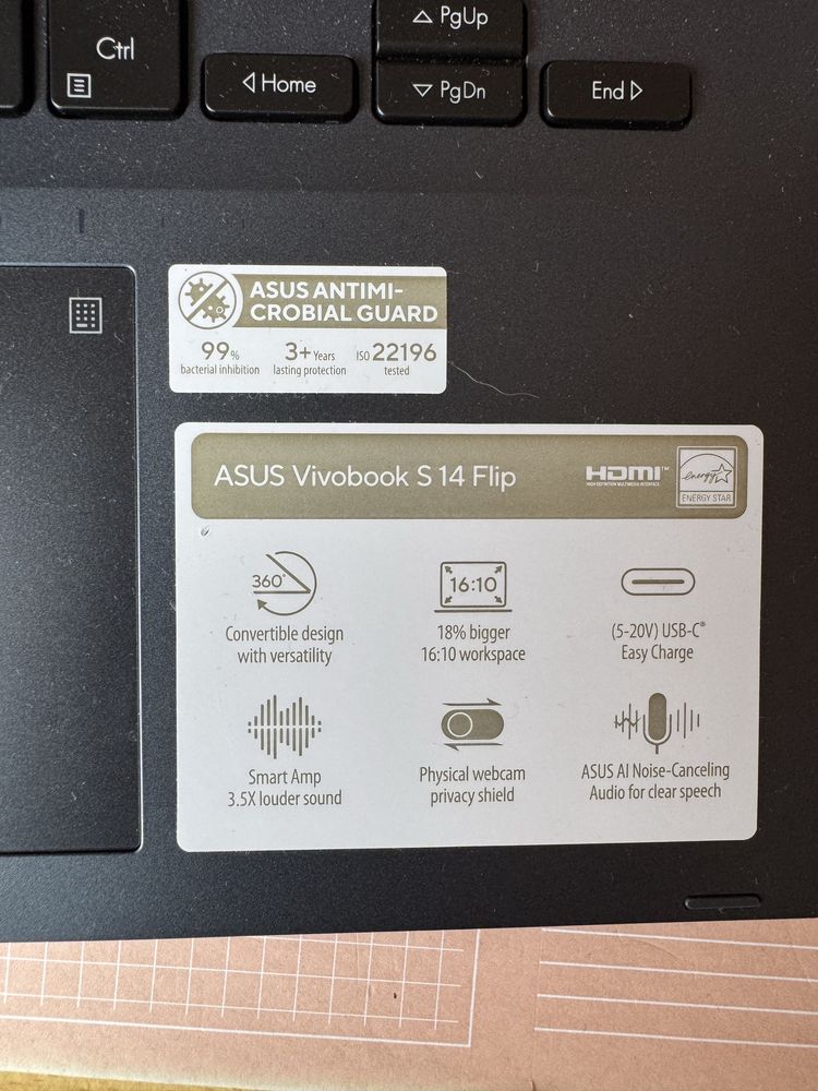 Computador portatil Hibrido Asus Vivobook