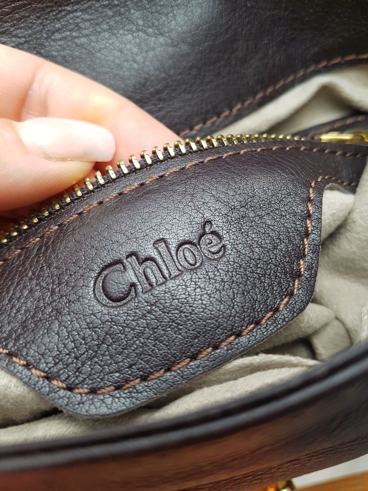 Chloe brown сумка шкіряний клатч гаманець сумка кожа