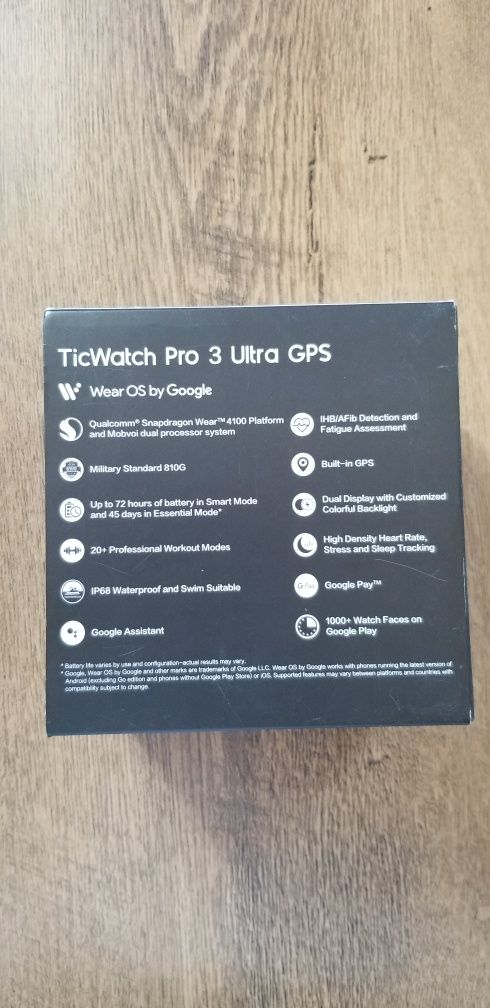 Годинник  Ticwatch pro 3 ultra gps