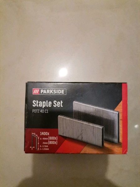 Набір скоб Parkside PDTZ 40 C1