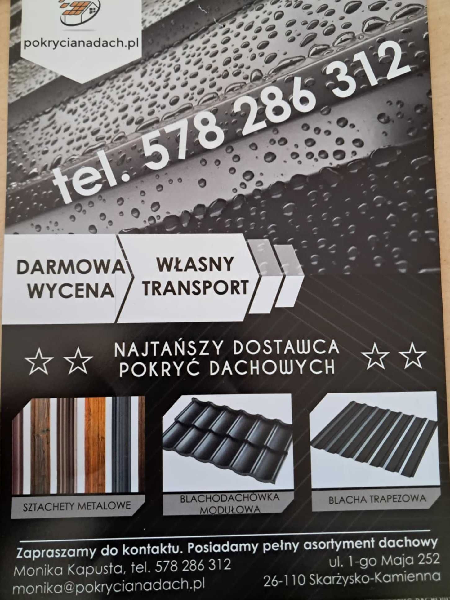 Blacha trapezowa ALUCYNK, BRĄZ, GRAFIT T18 i T7 ! Możliwe RATY !
