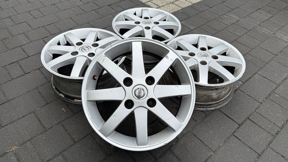 Koła alufelgi r15 4x114.3 nissan almera et45 6J KE409-BM850