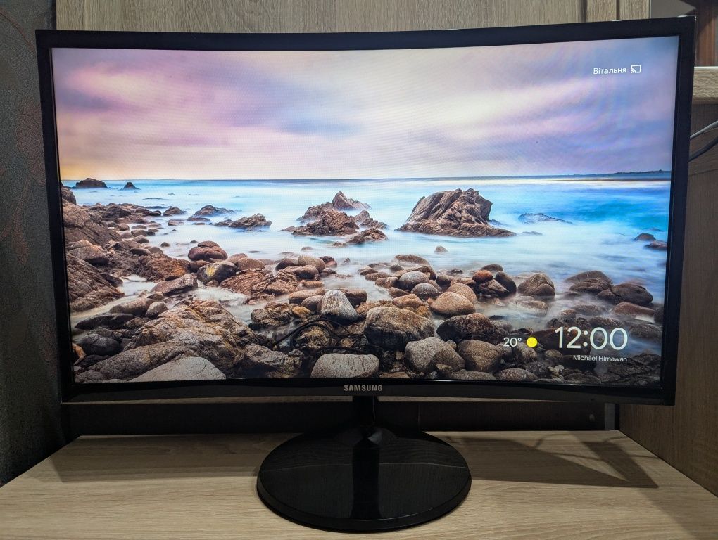 Монітор вигнутий Samsung C24F390FHI