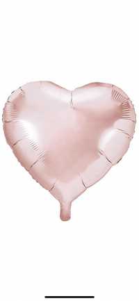 Balon foliowy SERCE PartyDeco rose gold ślub, wesele, walentynki