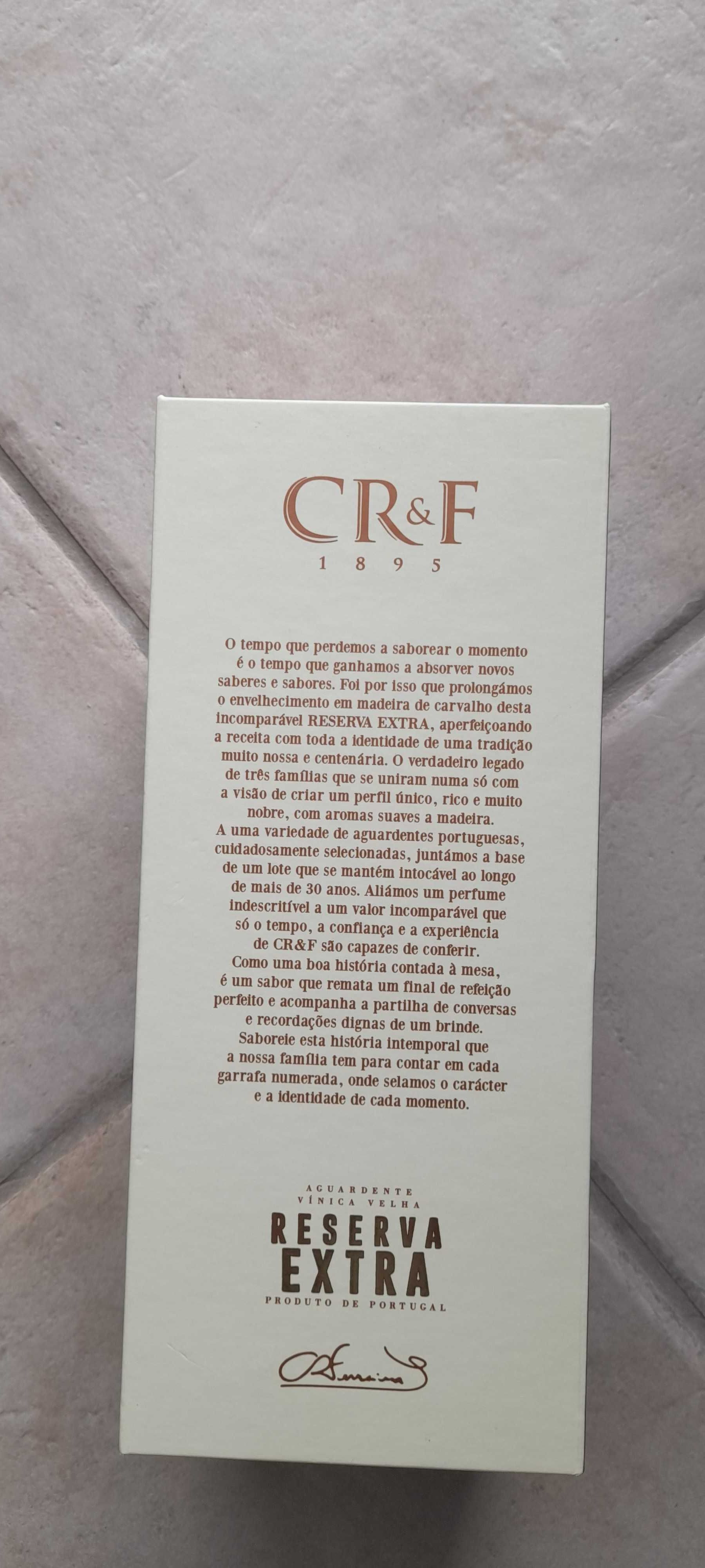 Caixa de cartão rígido - aguardente CRF (Reserva Extra) vazia
