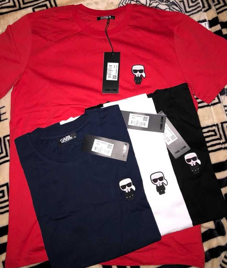 Koszulka męska duzy znaczek Hugo Boss Shirt Karl Burberry Premium
