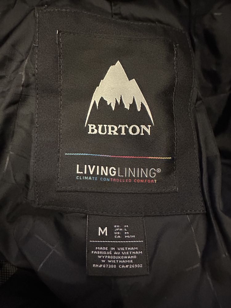Spodnie snowboard Burton M Cargo, Living Lining r. M, 186cm, czarne