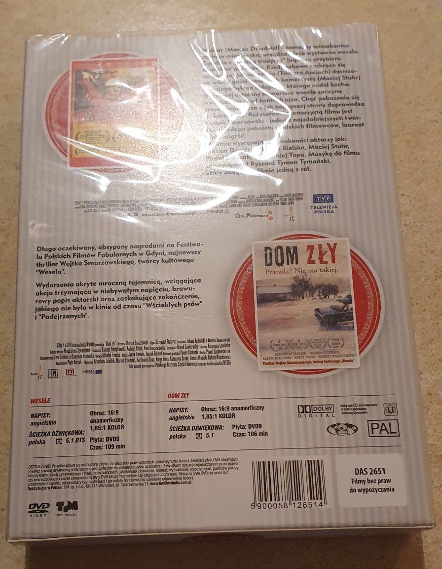 Wesele oraz Dom zły (BOX 2xDVD) Smarzowski