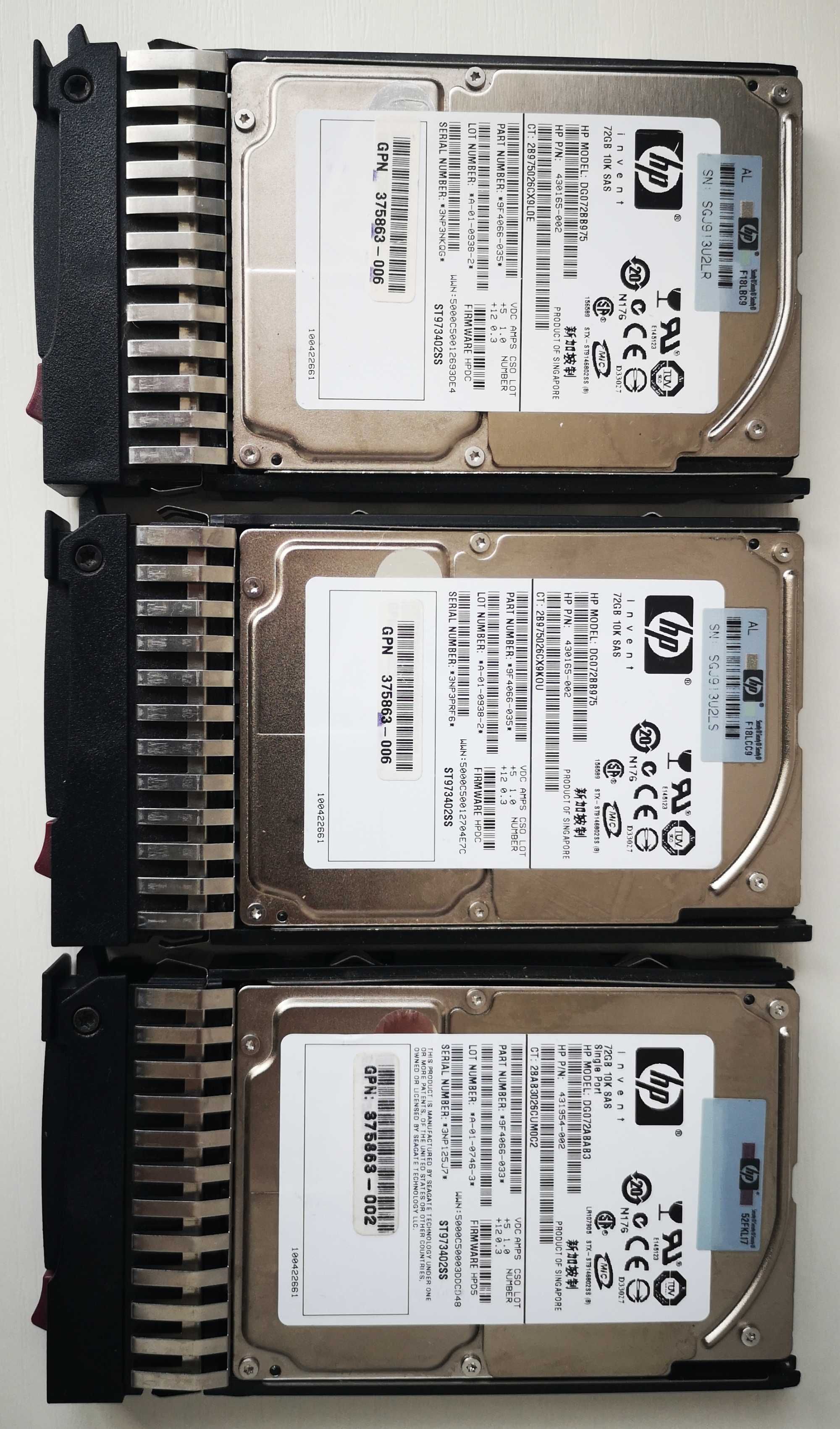 HDD диск для сервера 72Gb HP DG072BB975 Б/У