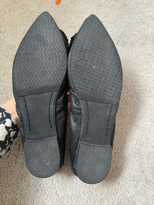 Балетки, розмір 38, 38.5 , балетки шкіряні