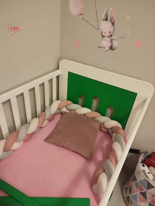 Łóżeczko 2w1 140cm - 70cm