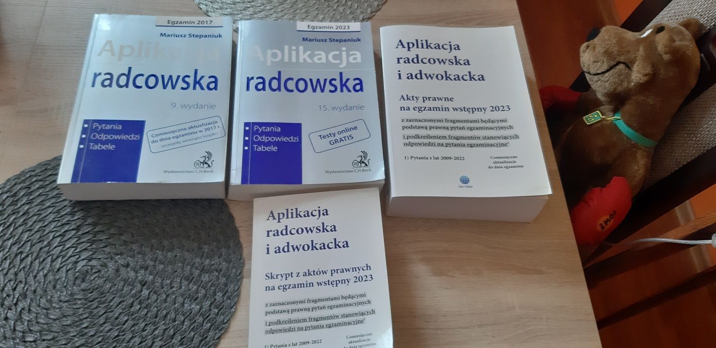 Aplikacja radcowska-Zestaw książek