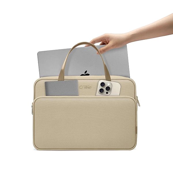 Tech-Protect Carrying Bag Laptop 15-16 Desert Beige