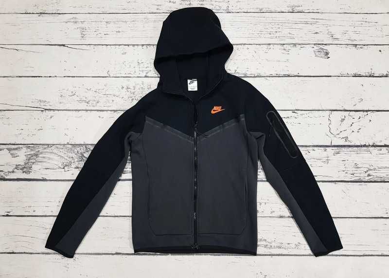 Nike * Tech Fleece * bluza z kapturem * rozpinana * męska * XS