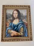 Obraz wyhaftowany koralikami. Mona Lisa.