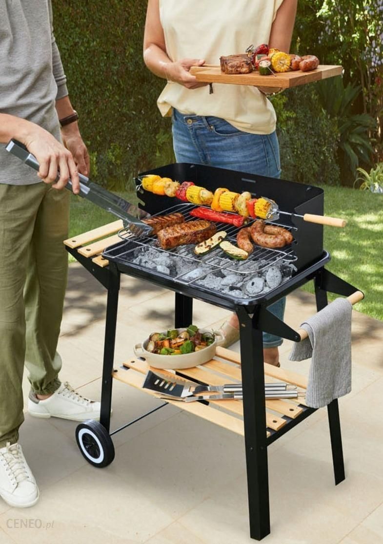 GRILLMEISTER Grill na kółkach GGW 84 B1