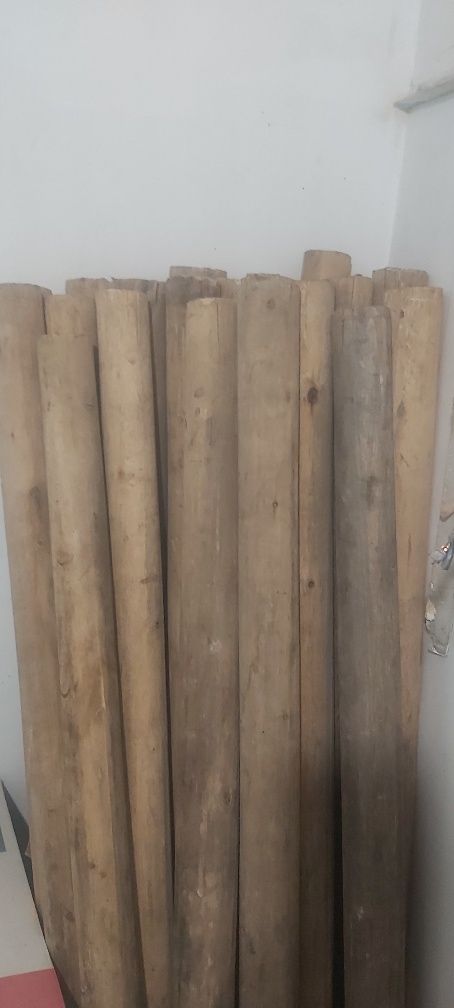 Продам дерев'яні стовпи брус кругляк 80мм