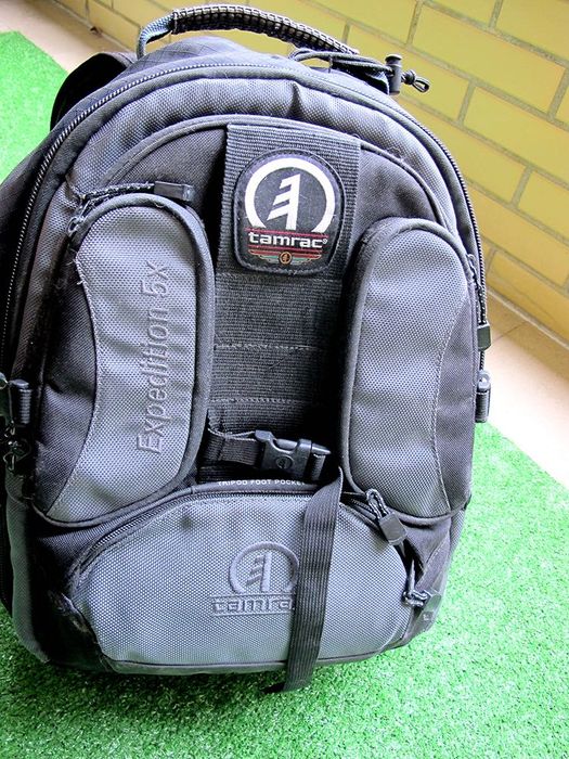 Bolsa fotográfica TAMRAC em bom estado.