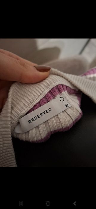 Bluzka paski prążkowana Reserved M