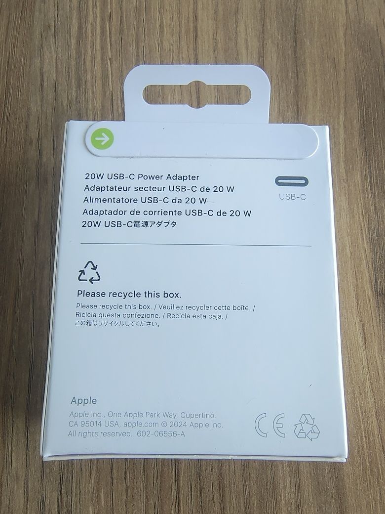 Ładowarka zasilacz kostka Apple USB-C 20W iPhone fabrycznie zapakowane