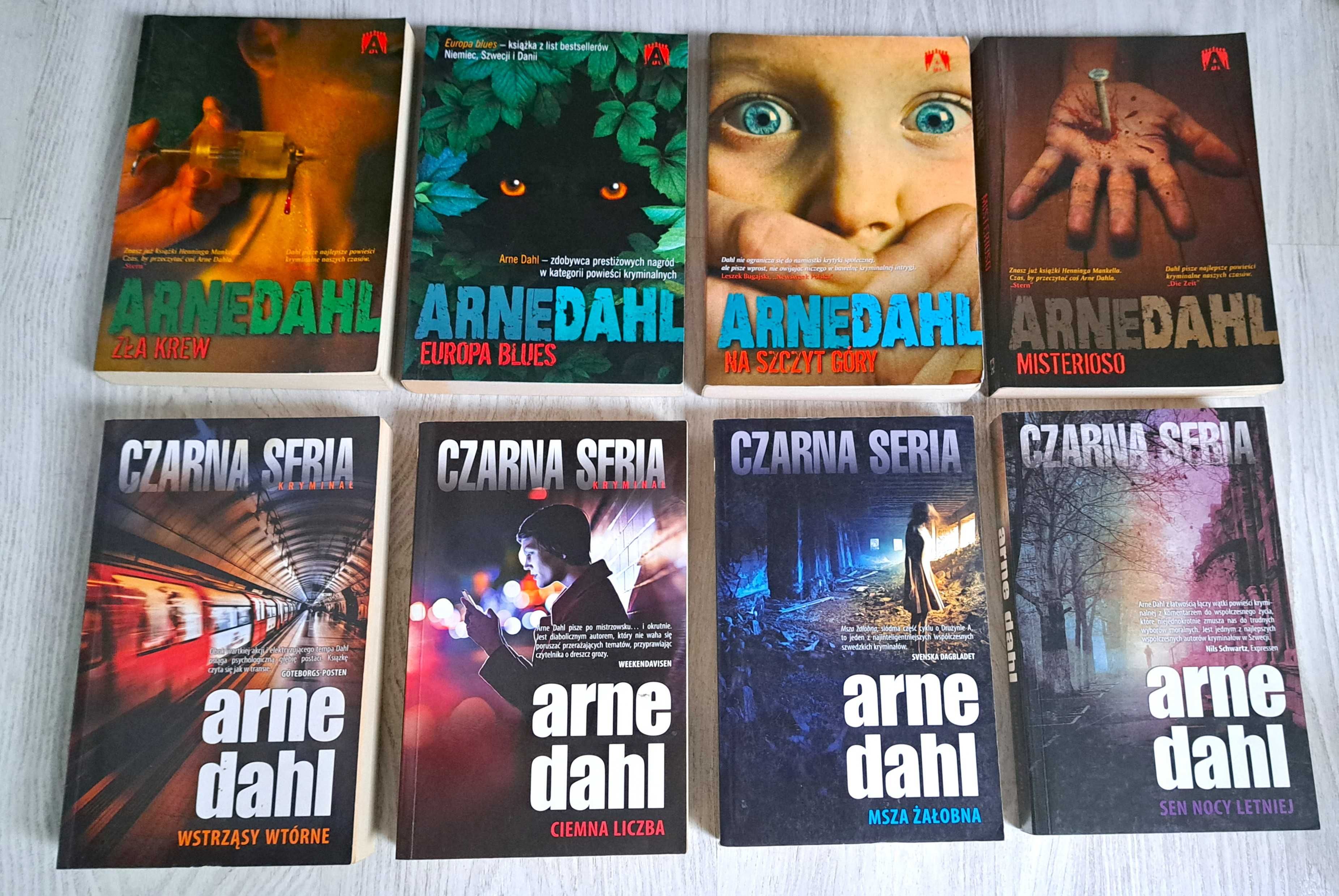 Arne Dahl Zła krew Europa Blues Msza żałobna Misterioso Na szczyt góry