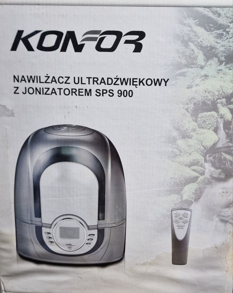 Duży ultradźwiękowy nawilżacz powietrza z jonizatorem - 6L + pilot