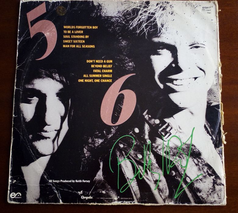 LP vinil Billy Idol Whiplash smile 1986 raro