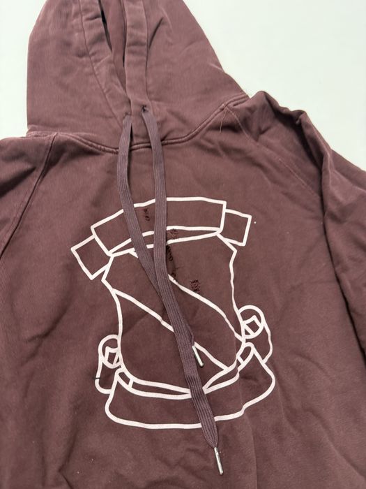 Худи Number Nine Shield brown hoodie M L vetements rick owens