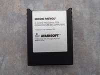 Cartridge Atari z grą Moon Partol dla Commodore C64/128