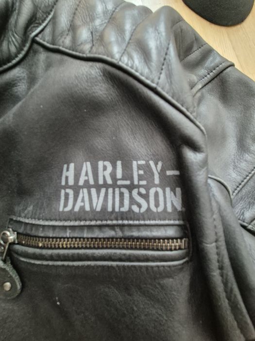 Harley Davidson Kurtka OrginalaSkull Leather Jacketroz L