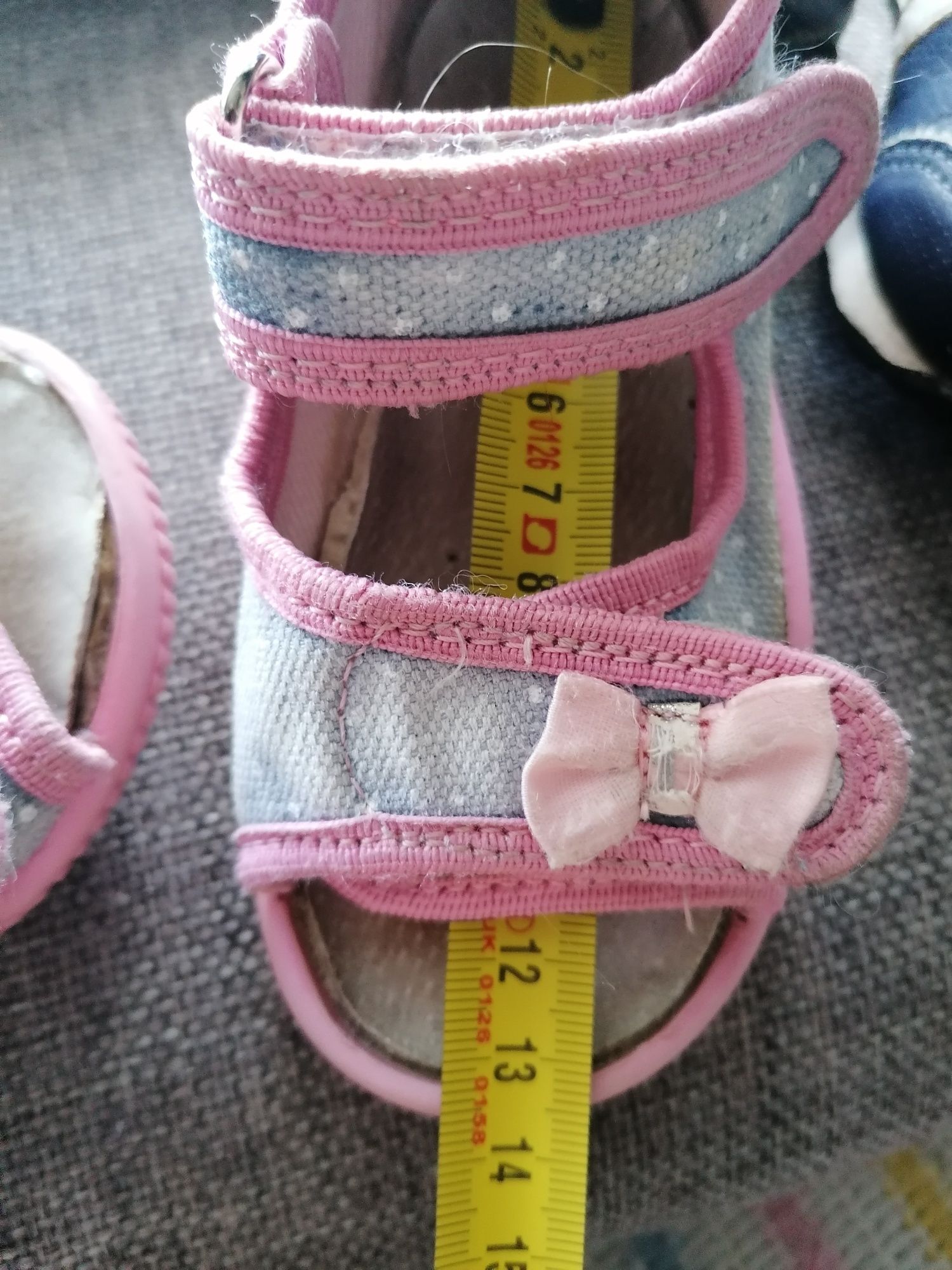 Adidasy kapcie sandałki rozmiar 22 dziewczynka