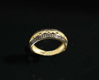 Złoto 585 - złoty pierścionek obrączka rozm 18