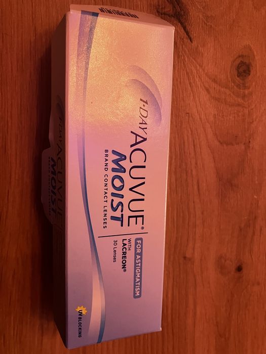 Soczewki kontaktowe jednodniowe 1-DAY Acuvue Most for Astigmatism -4,5