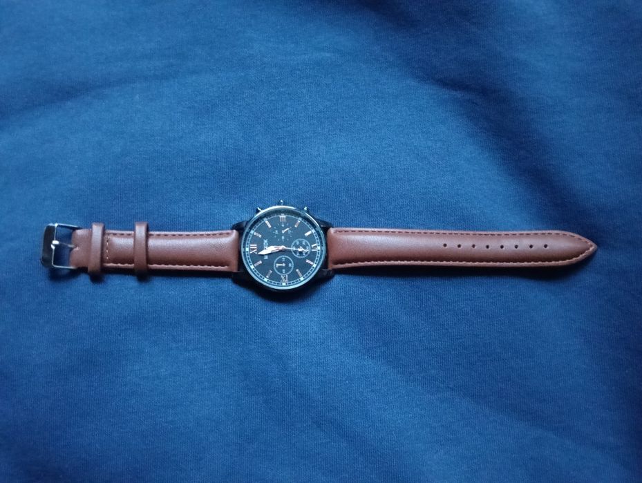 Zegarek Męski Brązowy Nowy