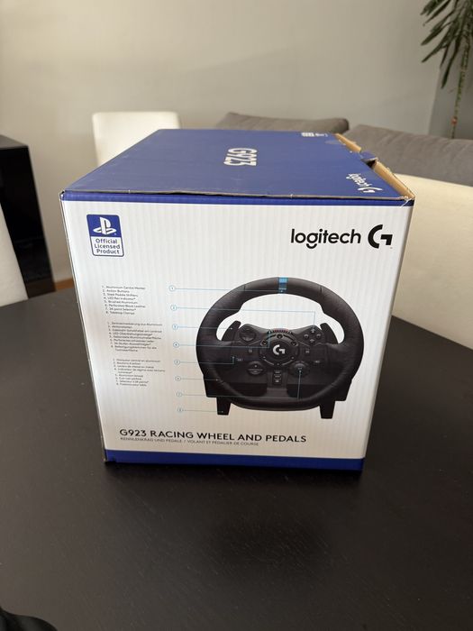 Logitech G923 TrueForce (PS5/PS4/PC) Caixa Original, Com Garantia