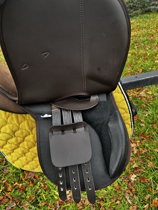 nowe siodło fair play brązowe